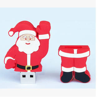 Buy Customized Promotional Usb Drives Cartoon Santa Clause Christmas long lasting online manufacture