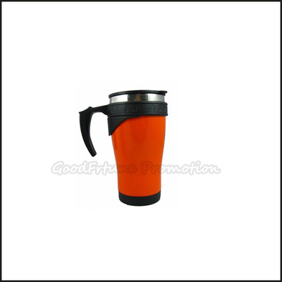 Beli Double Wall Mug And Cup Kantor 12 oz secangkir kopi terisolasi Dengan Handle Portable pembuatan online