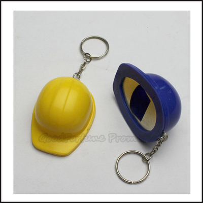 Buy printed logo working hard cap hat shape bottle opener keychain keyrings gifts online manufacture