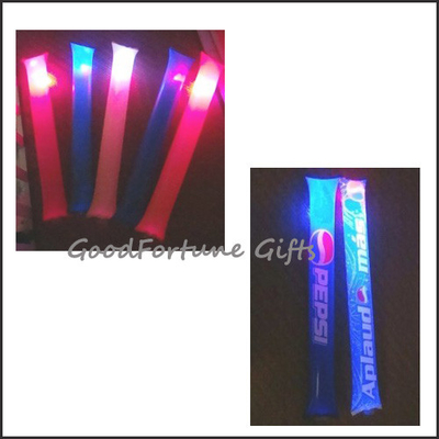 Buy Festival Glow Cheering Inflatable Boom Sticks Led PE Lightweight And Portable online manufacture