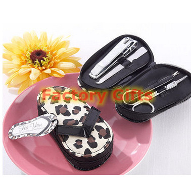Buy Portable Personalized Wedding Souvenirs Slipper Manicure Set Practical online manufacture