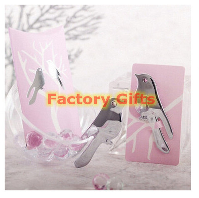 comprare Matrimonio in metallo Regali in forma di uccello Letter Opener Cutter personalizzabile fabbricazione online