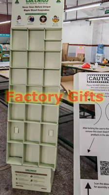 Buy Supermaket Corrugated Display Stand Notebook Customizable Greeting Card Display Rack online manufacture