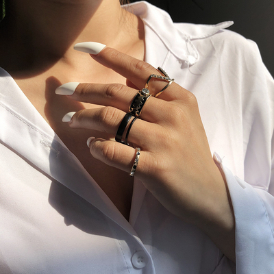 Mua R0305 Women Jewelry Instagram Personality Retro Hipster Street Shot Exquisite Alloy Ring sản xuất trực tuyến