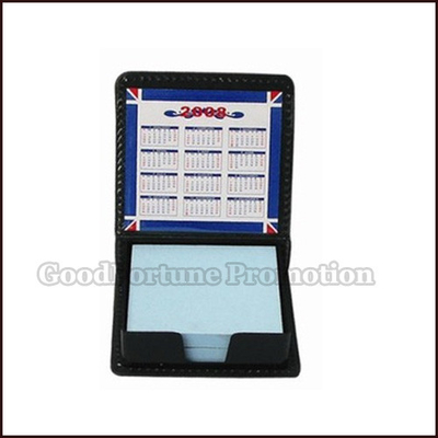 Promotional PU Material Memo pad holder customed gift logo