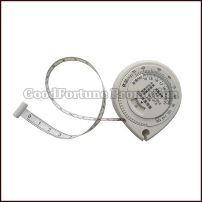 BMI Tape with Body Fat Analysis Mass Index Tape Measure with logo fitness