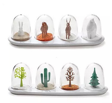 New Eco Four Seasons fitable Spice Shakers promotion gift kitchen tool set customed logo