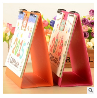 New promotional customed logo festival pattern desk calendar