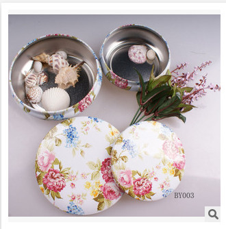 Creative Promotional Round Tin Boxes With Lids Customizable High Capacity