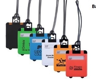 New customed print logo promotional Abs luggage shape bag luggage tags label gifts
