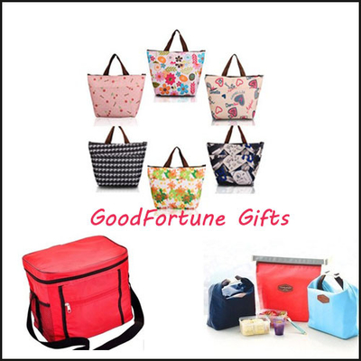 Convenient Custom Bag Stylish Printed Canvas Large Insulated Lunch Tote