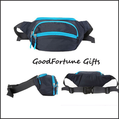 Tear Resistant Hiking Bum Bag Polyester Customed Logo Adjustale Belt