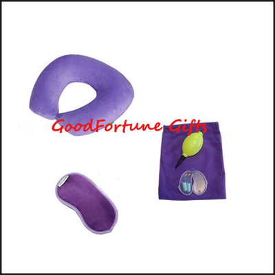 flight travel 3pcs set pillow with memory foam for ultimate comfort with eyeshade