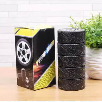 customed travel Insulated tyre shape stainless steel tumbler coffee mug