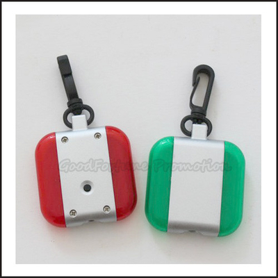 bag shape reflective led safety hanger keyrings keychain gifts