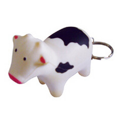logo promotion pig cow Stress keyring customed