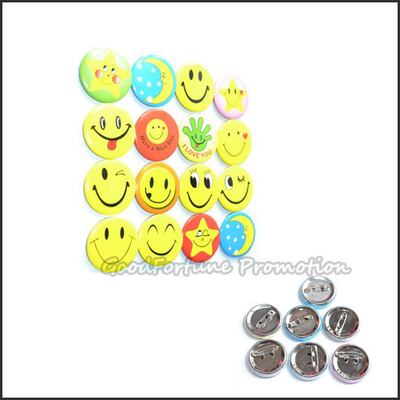 Fashionable Custom Tin Badges Souvenir Business Gift Promotional Button Badges