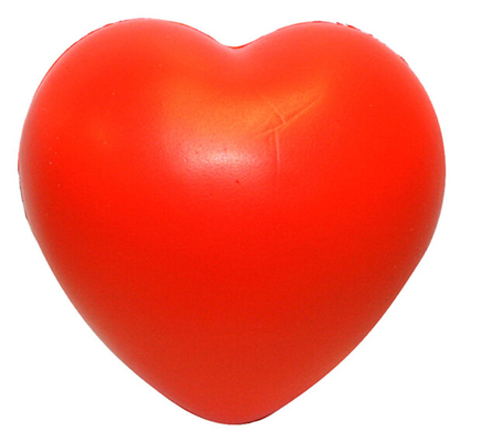 Colorful Personalized Stress Balls Promotional Heart Shape Stress Ball