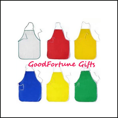 Kitchen Stain Resistant Apron Coloured PVC Waterproof For Adults Ease Of Movement