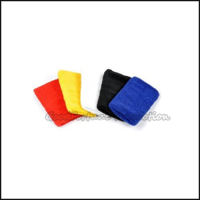 Customed logo sweat absorption breathable polyester outdoor running wristband