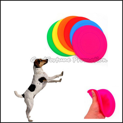 Soft Rubber Training Dog Flying Disc Soft Dog Frisbee Long Distance Throws