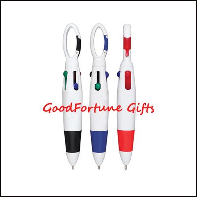 Imprint 4 Colour Ballpoint Pen Lightweight And Portable Coloured Ballpoint Pens