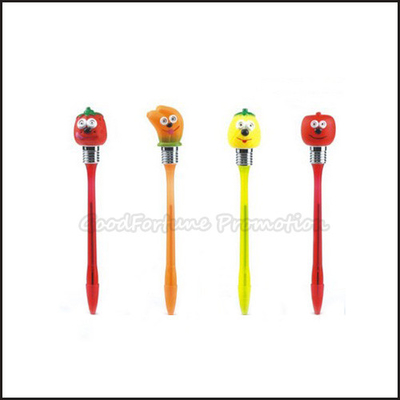 Led Light Kids Cartoon Ballpoint Pen Halloween School Party Stylish Design