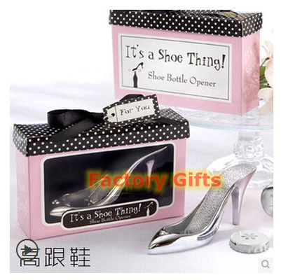 Recyclable Unique Wedding Party Gifts Modern Design High Heel Bottle Opener