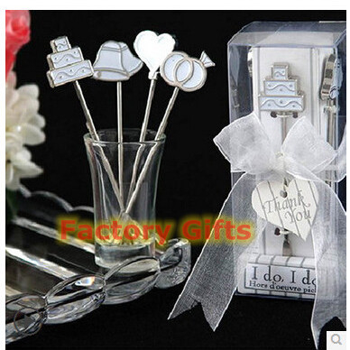 Table Silver Wedding Souvenir Gifts Metal Fruit Fork Personalized Wedding Favors