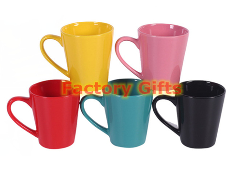 Coloured Custom Ceramic Coffee Mugs For Business Gift And Event Organizers