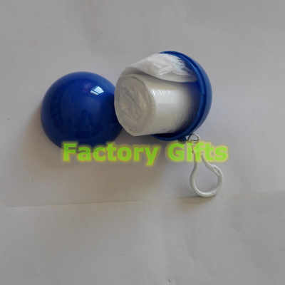 Promotional Disposable Raincoat Ball Customizable With Hood For Adults