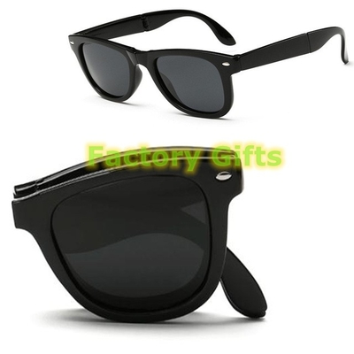 Black Aviator Sun Glasses​ Customed Business Gift Clip On Polarized Sun Glasses​ For Men