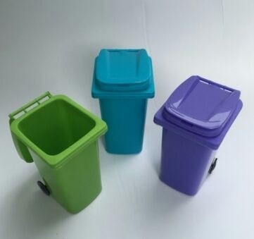 Custom Business Gifts Pen Desk Holder For Desk​ Trash Can 3d Print Garbage Can Pen Holder