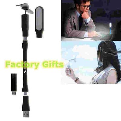 Custom Logo 3 In 1 Usb Mobile Phone Fan Led Light Micro Usb For Business Gifts Fan