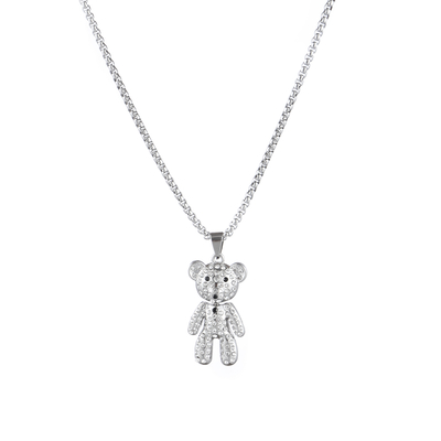 XL8178 Necklace Fashion Neutral Style Set Auger Bear Personalized Necklace