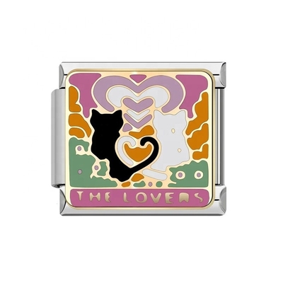 Stainless Steel Italian Charm Bracelet Turtle Charm Cat Unicorn  Mermaid Cute Anime  Bracelet
