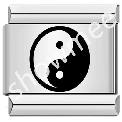 Italian YIWU Stainless Steel Italian Charm Rock 777  World Tree Yin Yang Tai Chi Fish Italian Bracelet