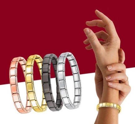 2024 Fashion Custom Stainless Steel Italian Link Single Charms Gold Charms Italian Link Charms Bracelets