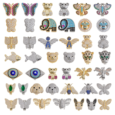 Popular Animal  Rhinestone Bag Band Charms Designer Various Styles Butterfly Dog Bear Band Bag Charms