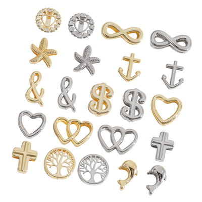 New Design Ocean Rhinestone Bag Band Charms Designer Heart Starfish Dolphin Watch Band Bag Charms