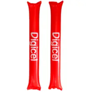 Customized Thunder Inflatable Cheering Stick Festive Lightweight Vibrant Colors Inflatable Cheering Stick