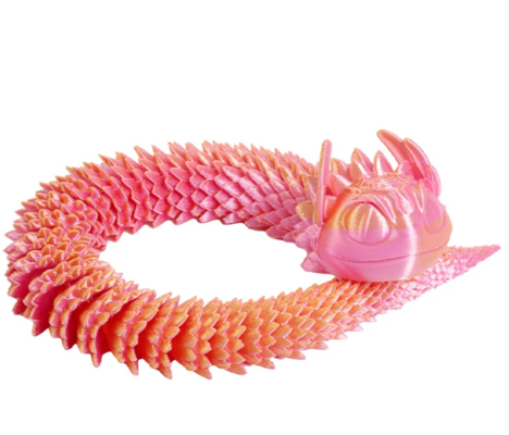Bulk Discount Joint Movable 3D-printed Snake For Craft Gift